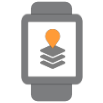 Location stack pictogram for wearables